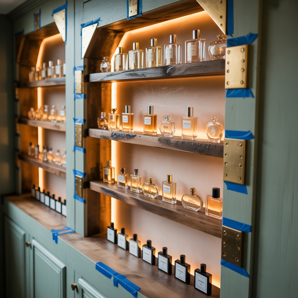 perfume display ideas