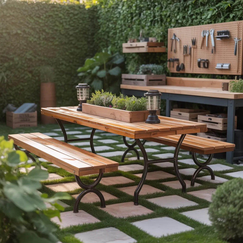 picnic table outdoor ideas
