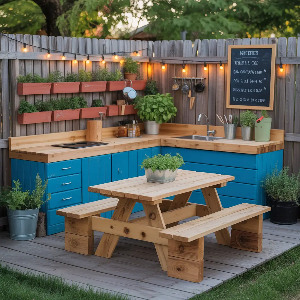 picnic table outdoor ideas