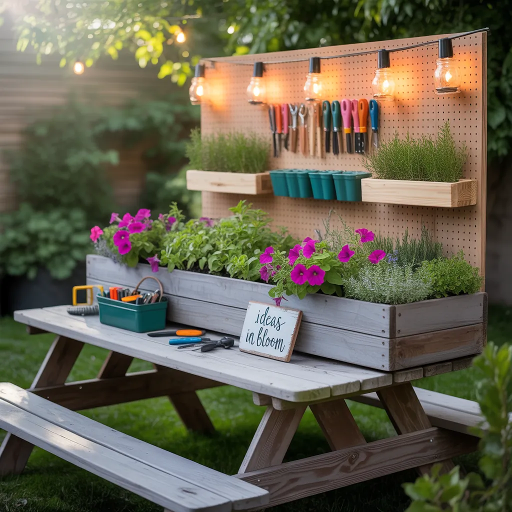 picnic table outdoor ideas