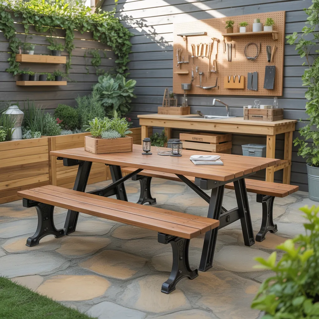 picnic table outdoor ideas