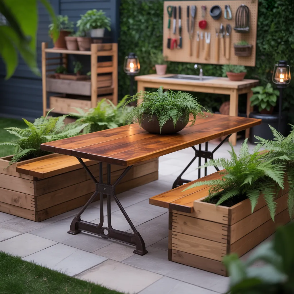 picnic table outdoor ideas