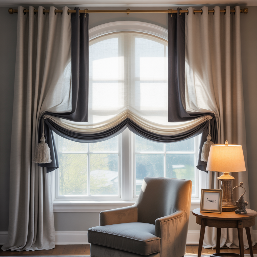pictures arched window treatment ideas