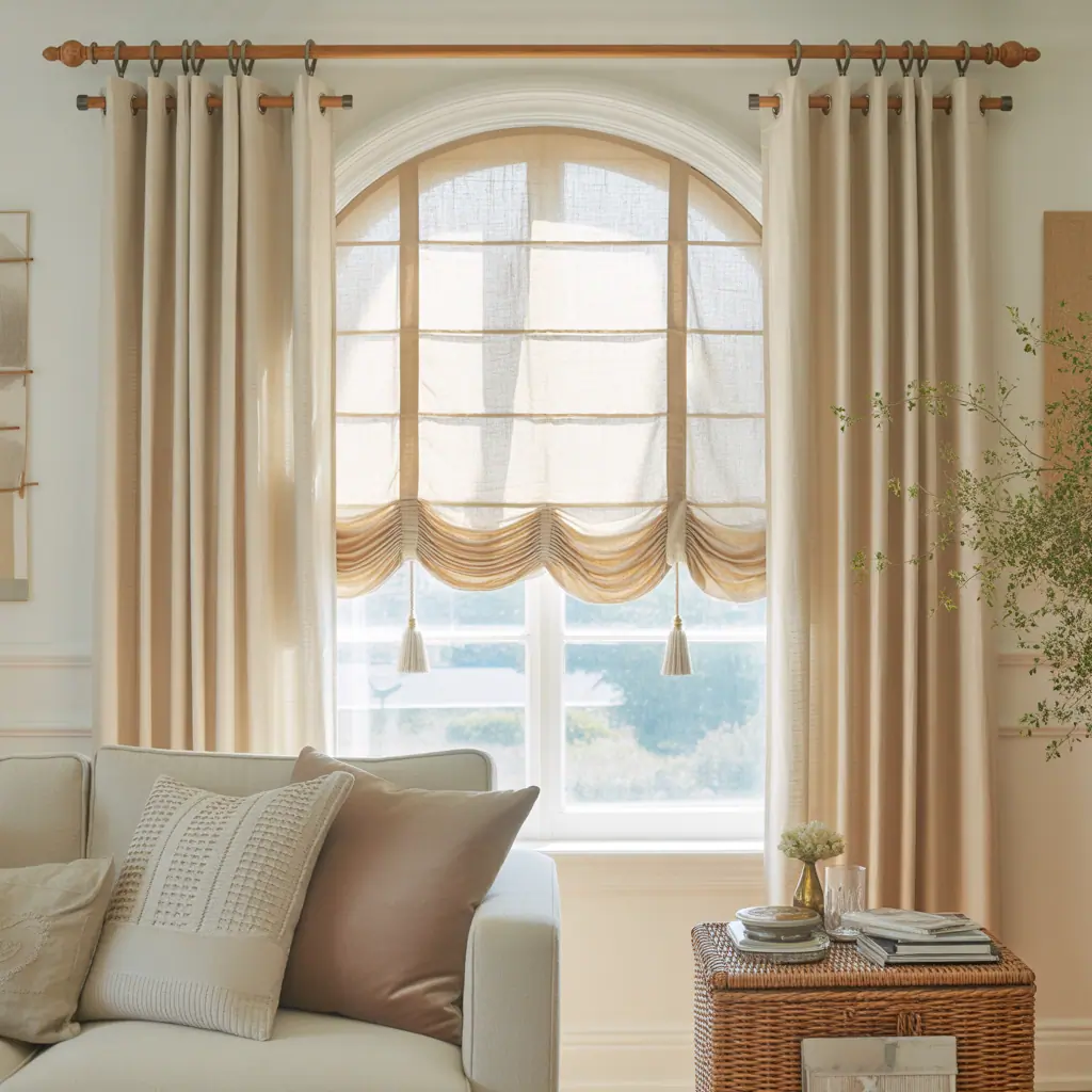 pictures arched window treatment ideas