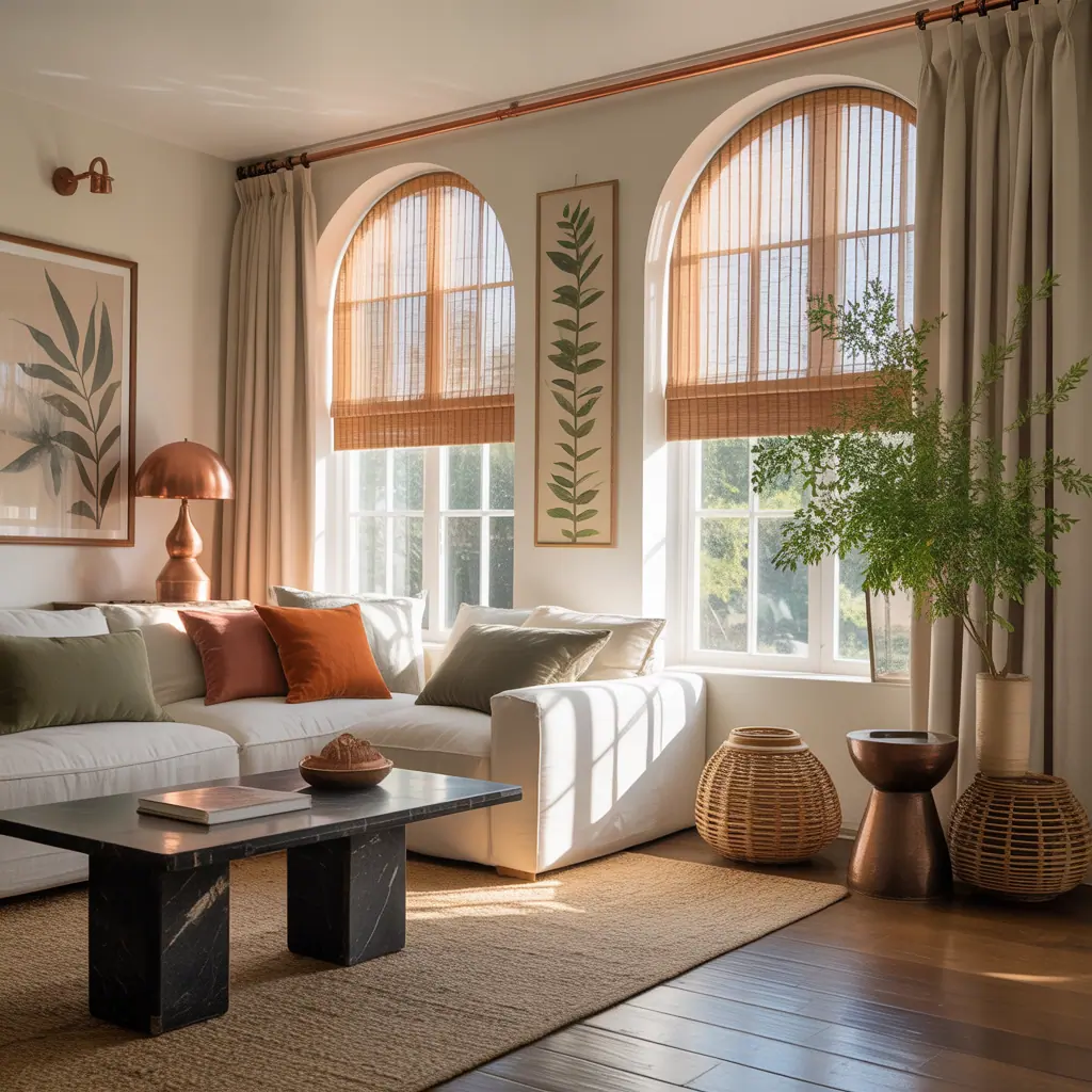 pictures arched window treatment ideas