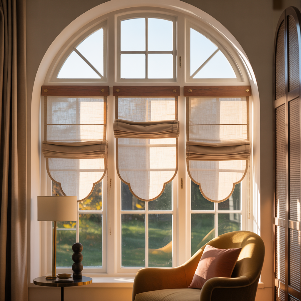 pictures arched window treatment ideas