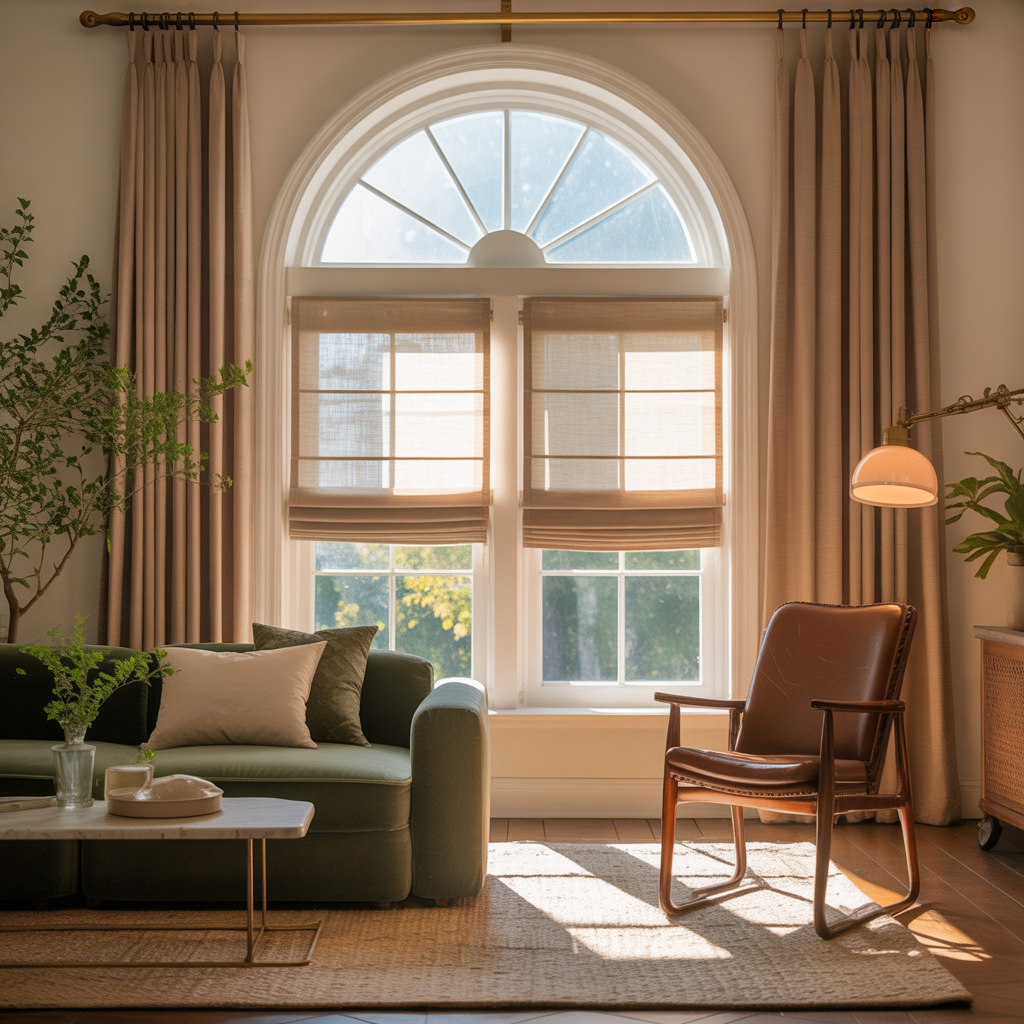 pictures arched window treatment ideas