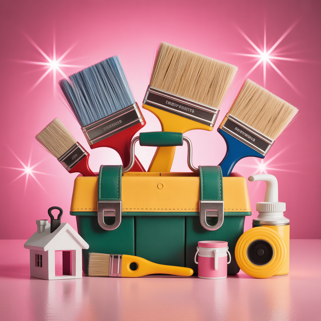 pink background
