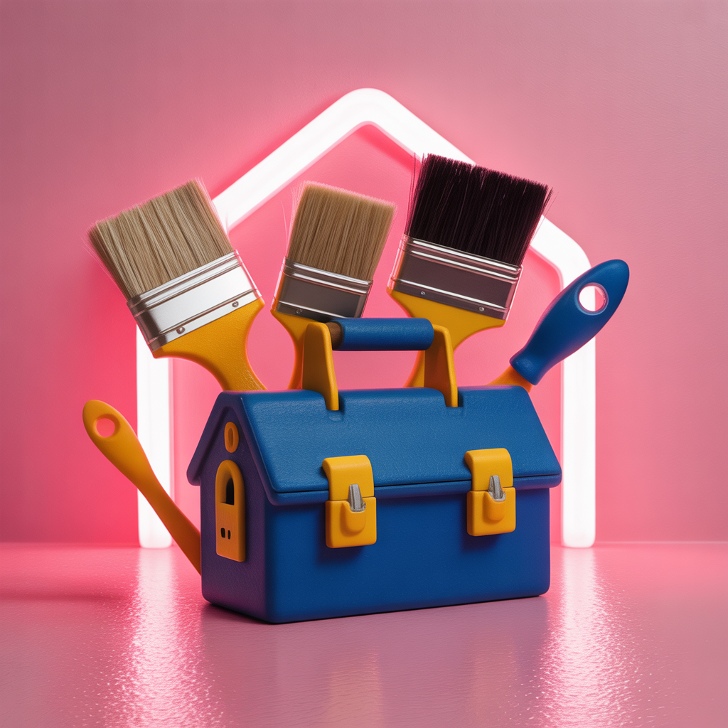 pink background
