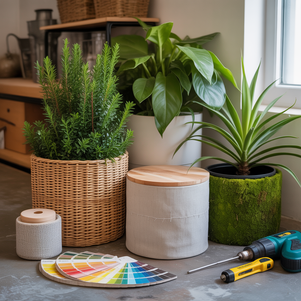 planter covering ideas