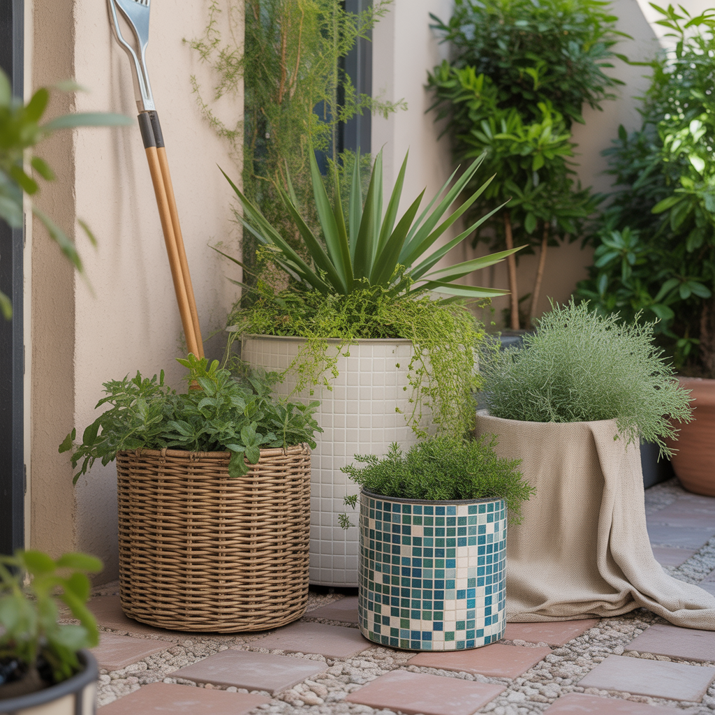 planter covering ideas