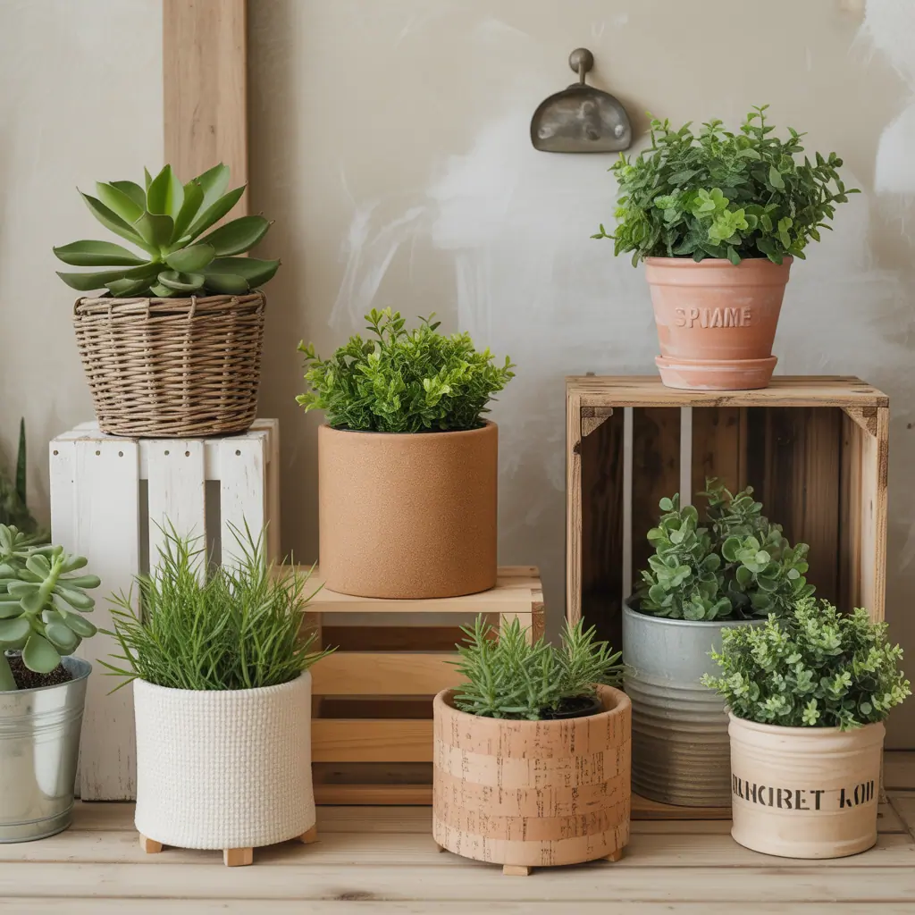 planter covering ideas