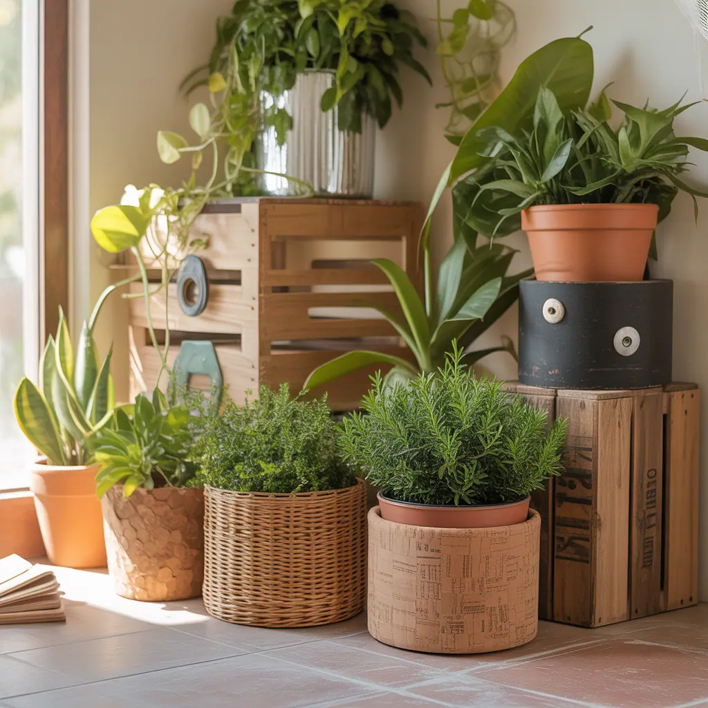 planter covering ideas