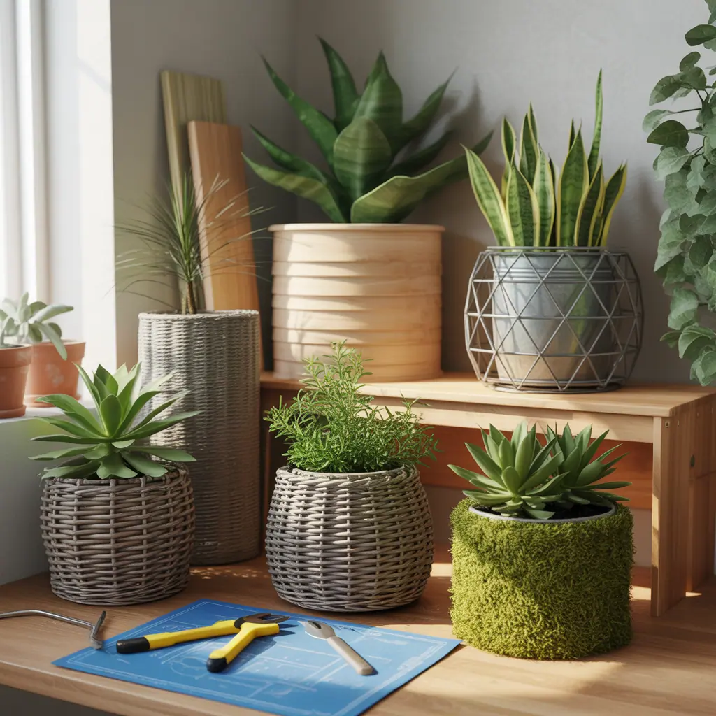 planter covering ideas