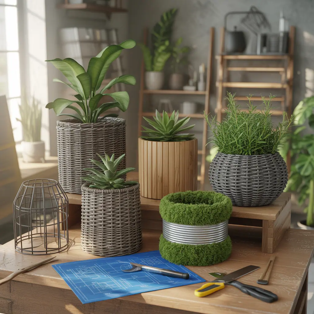 planter covering ideas