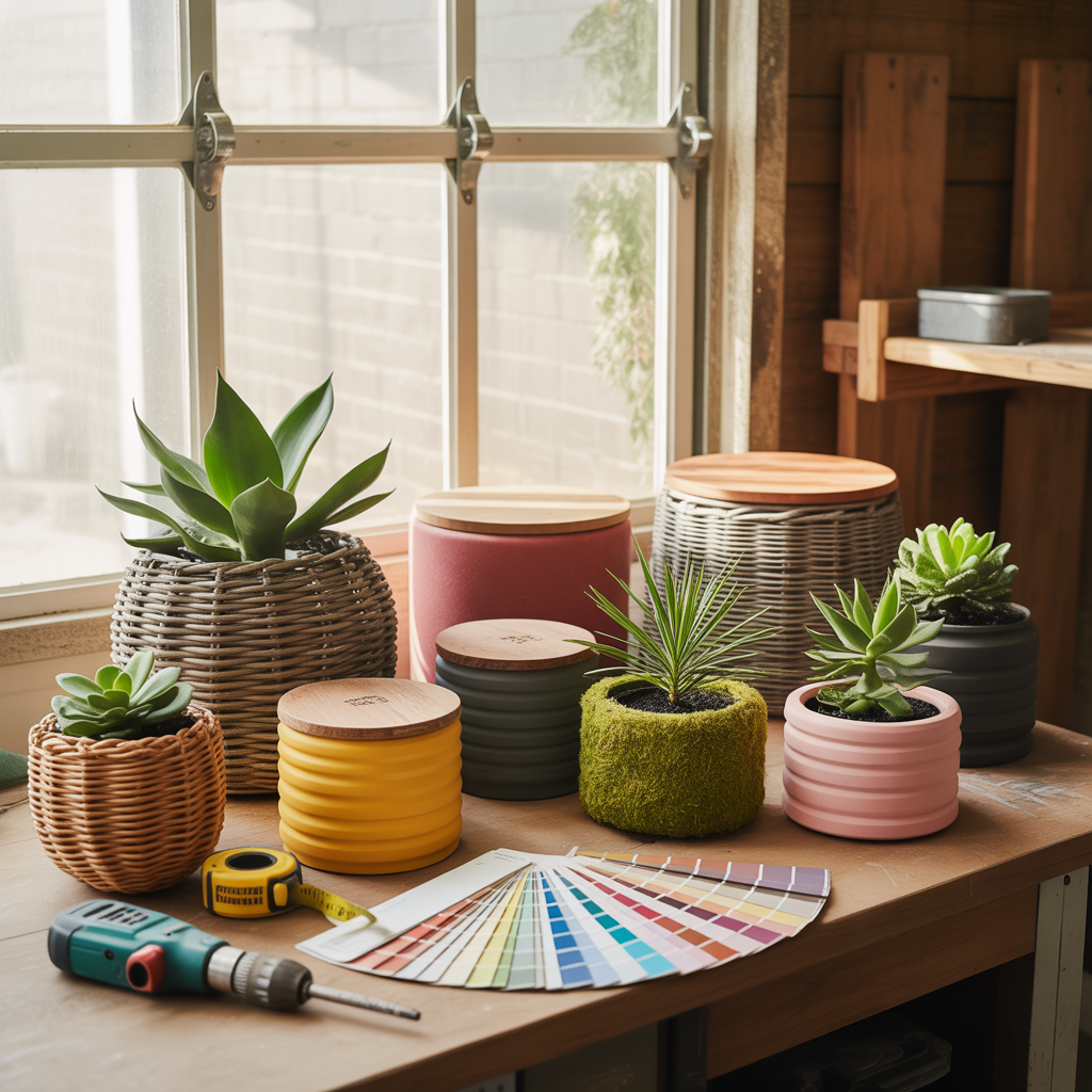 planter covering ideas