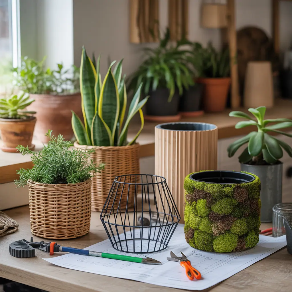 planter covering ideas