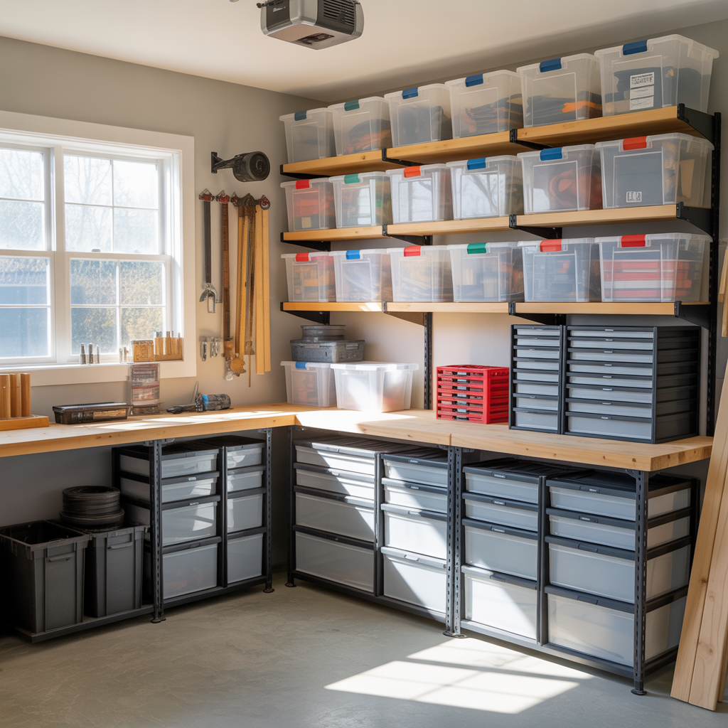 plastic containers storage ideas