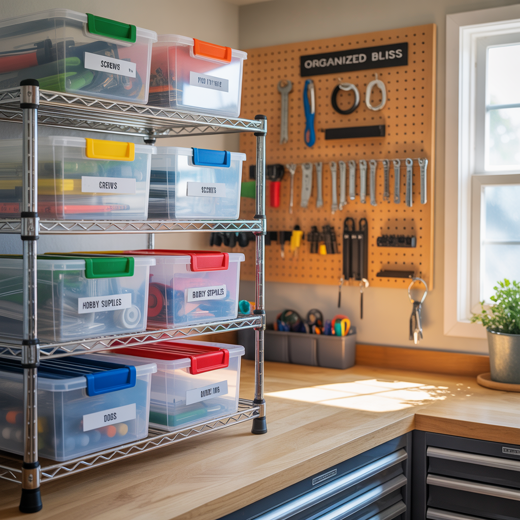 plastic containers storage ideas