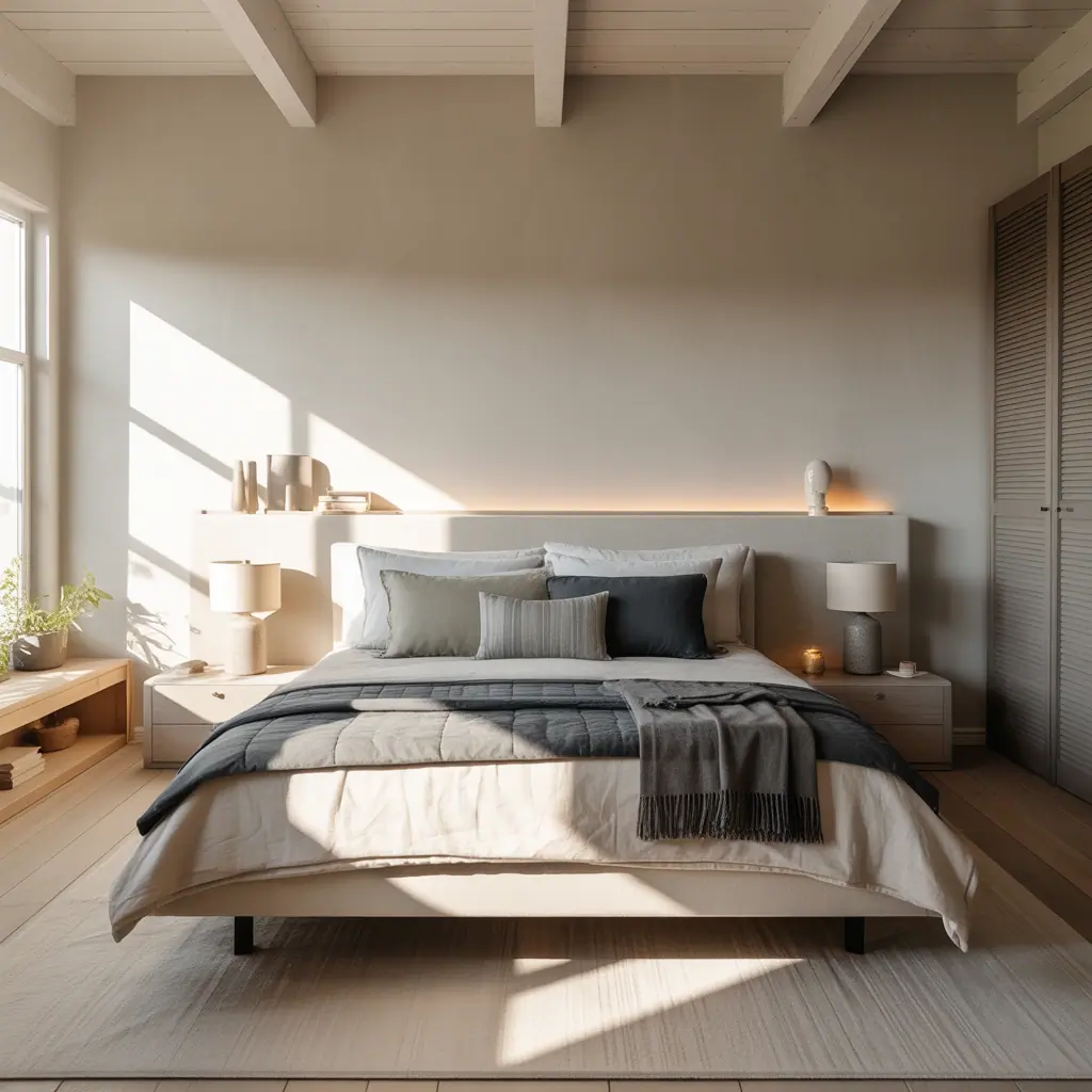 platform bed bedding ideas