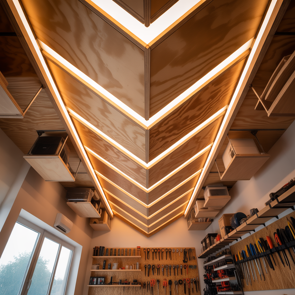 plywood ceiling projects