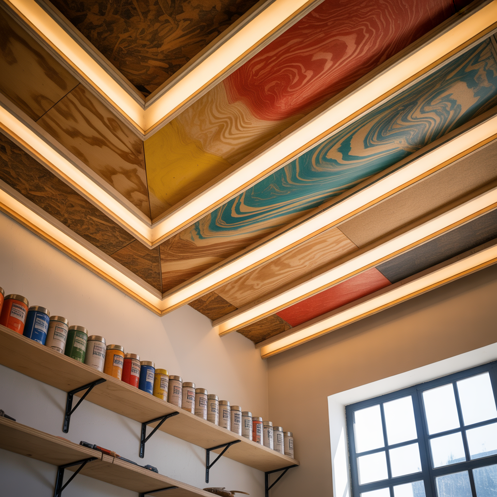 plywood ceiling projects