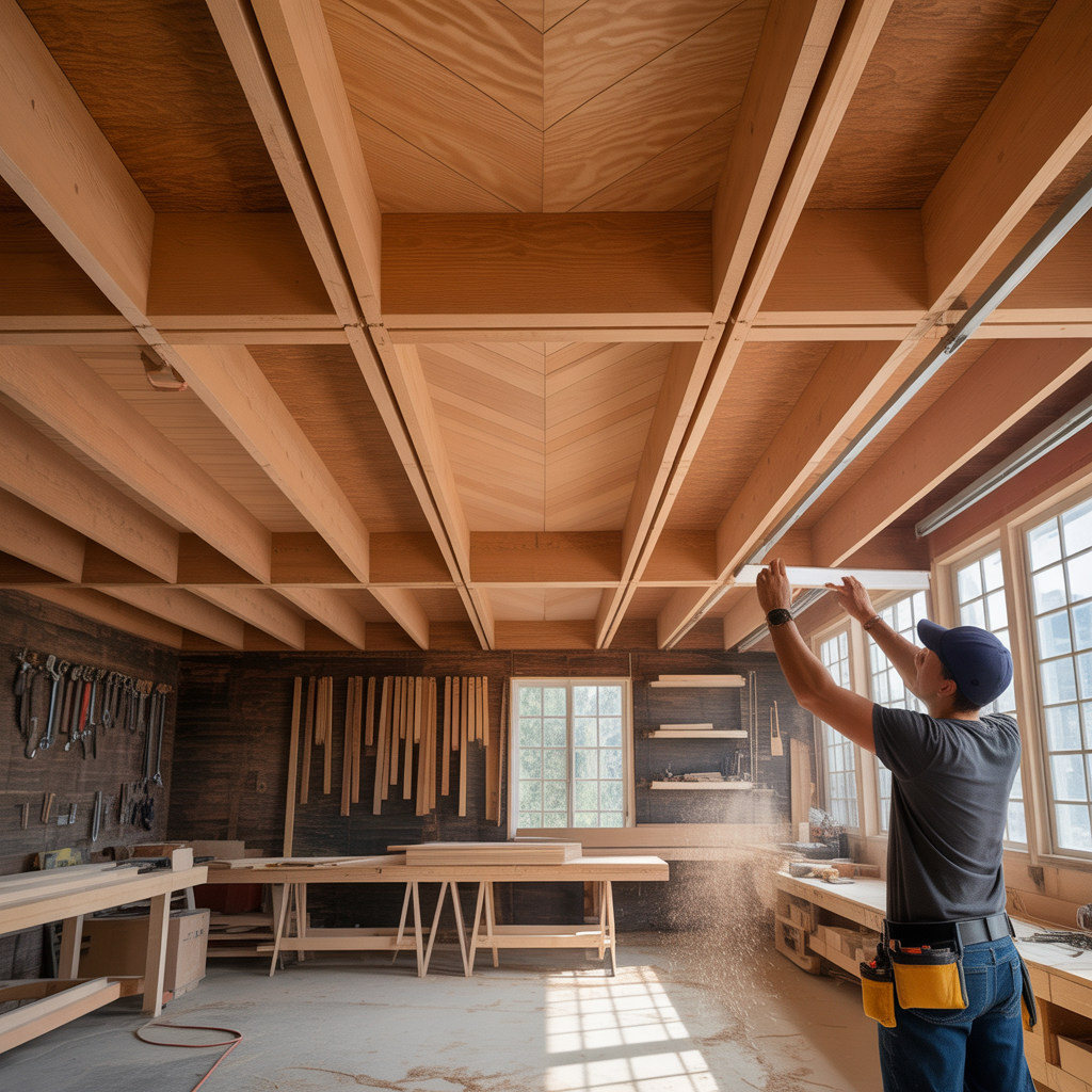 plywood ceiling projects