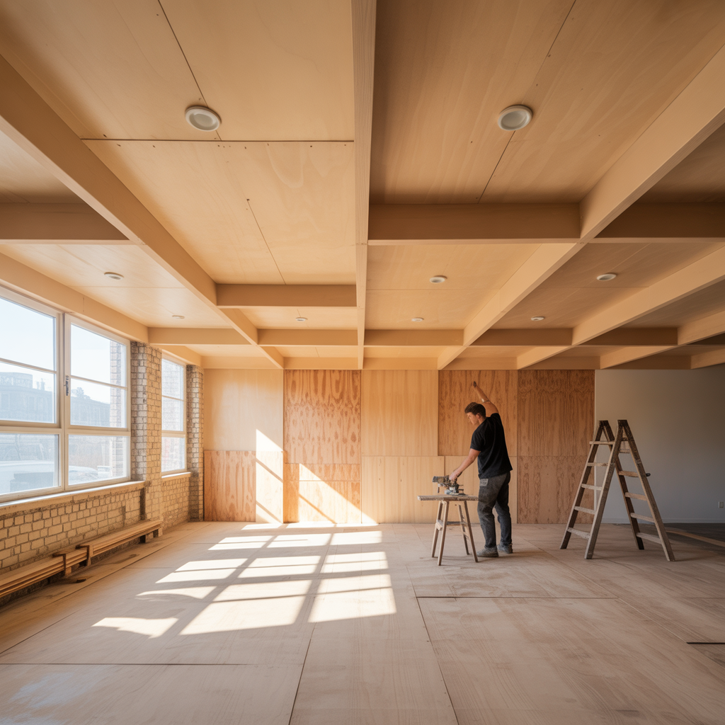 plywood ceiling projects