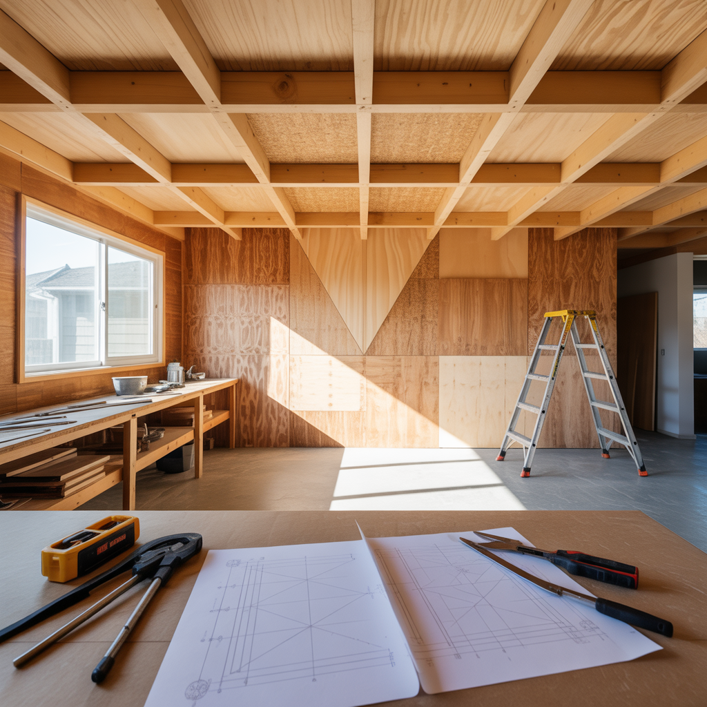 plywood ceiling projects