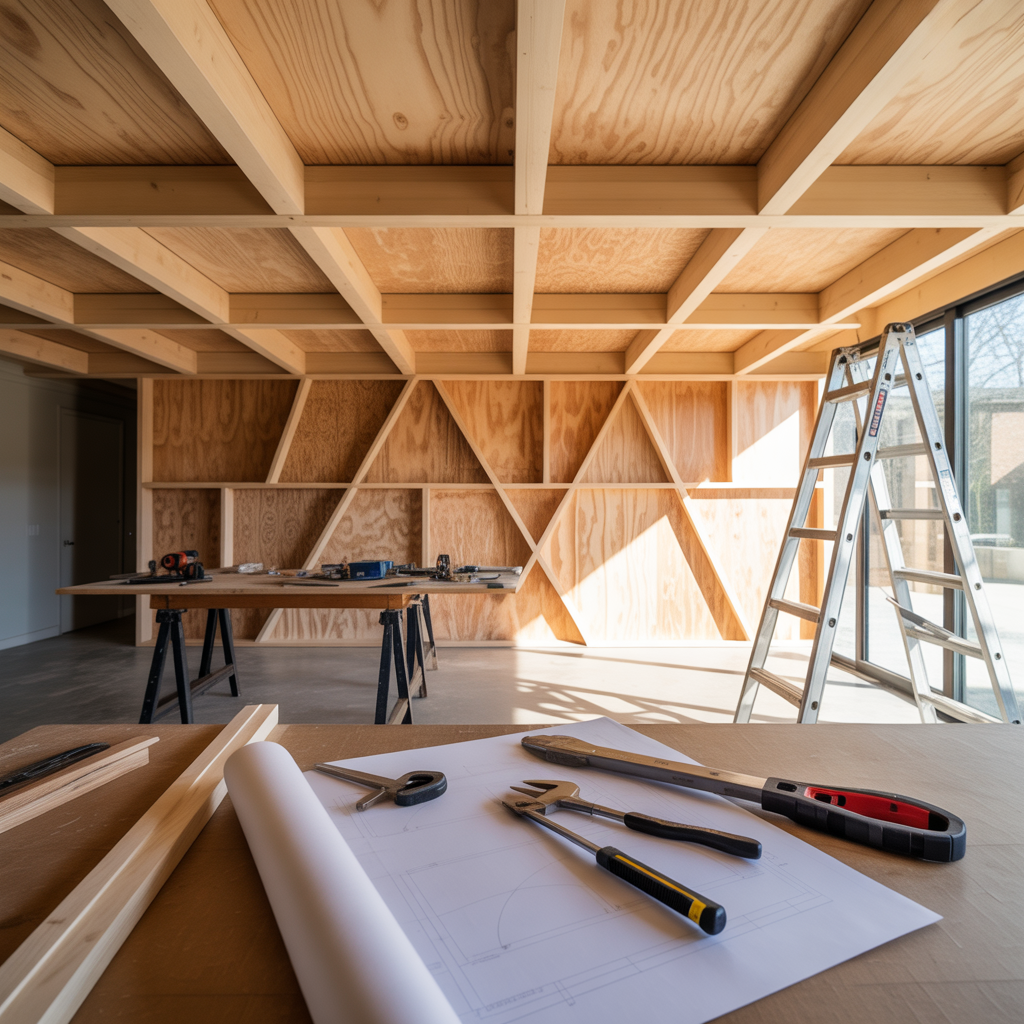 plywood ceiling projects