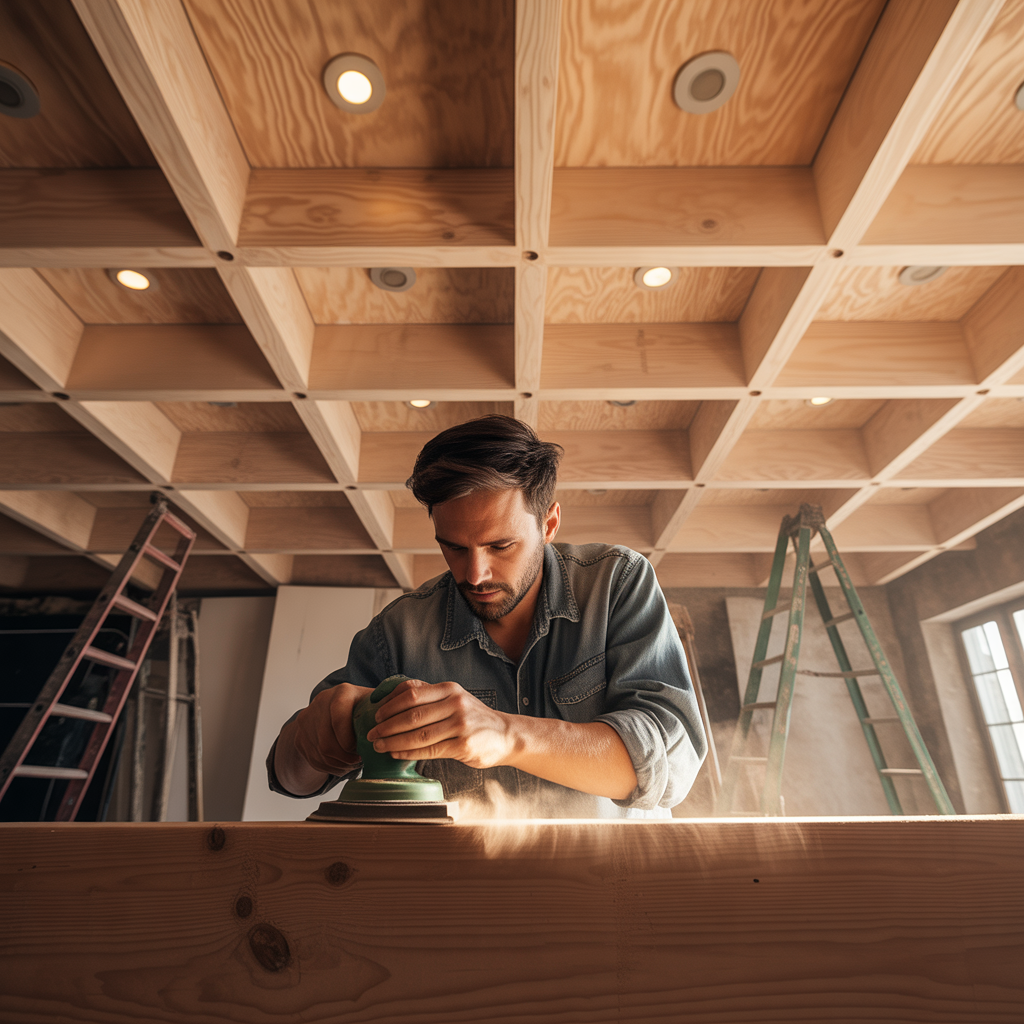 plywood ceiling projects