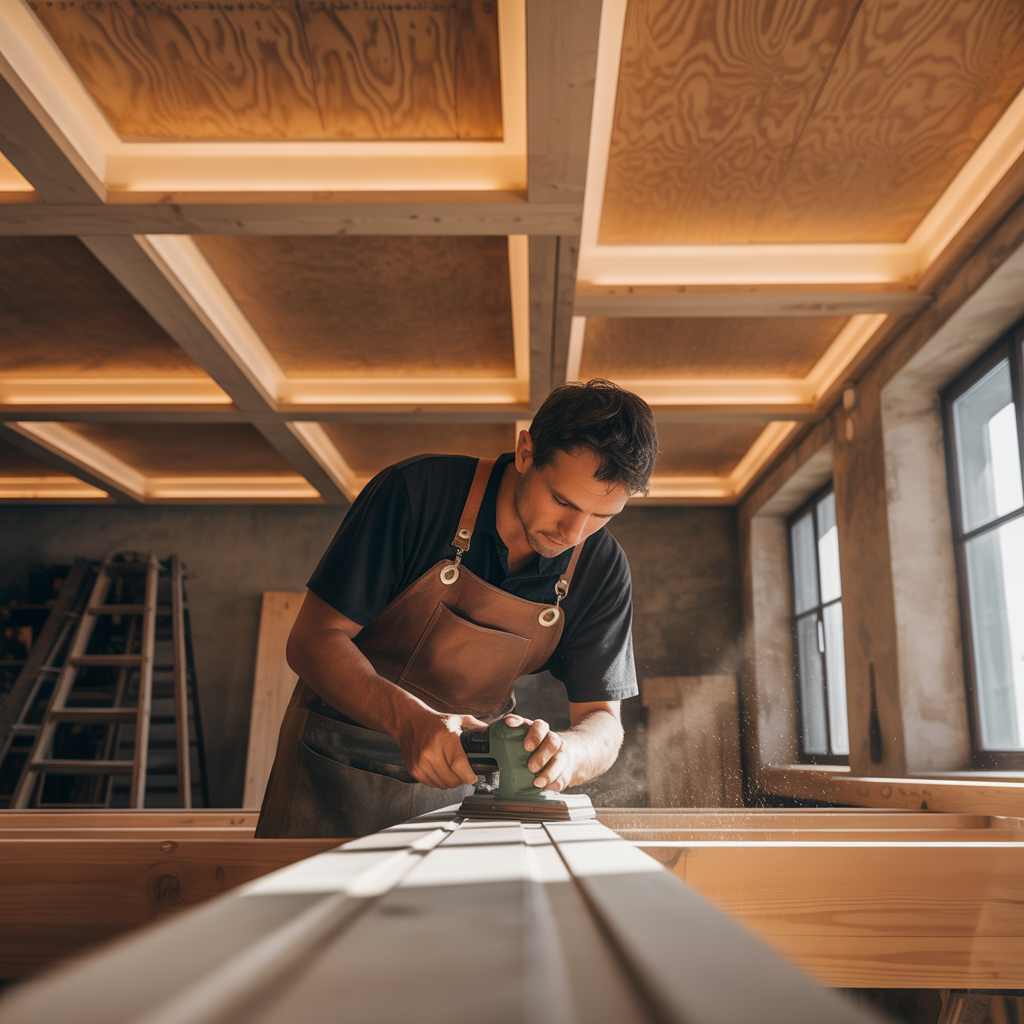 plywood ceiling projects