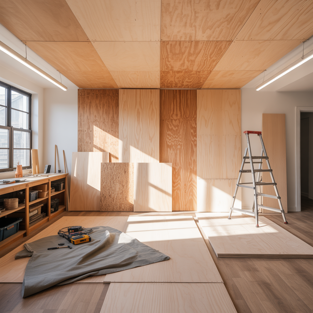 plywood ceiling projects