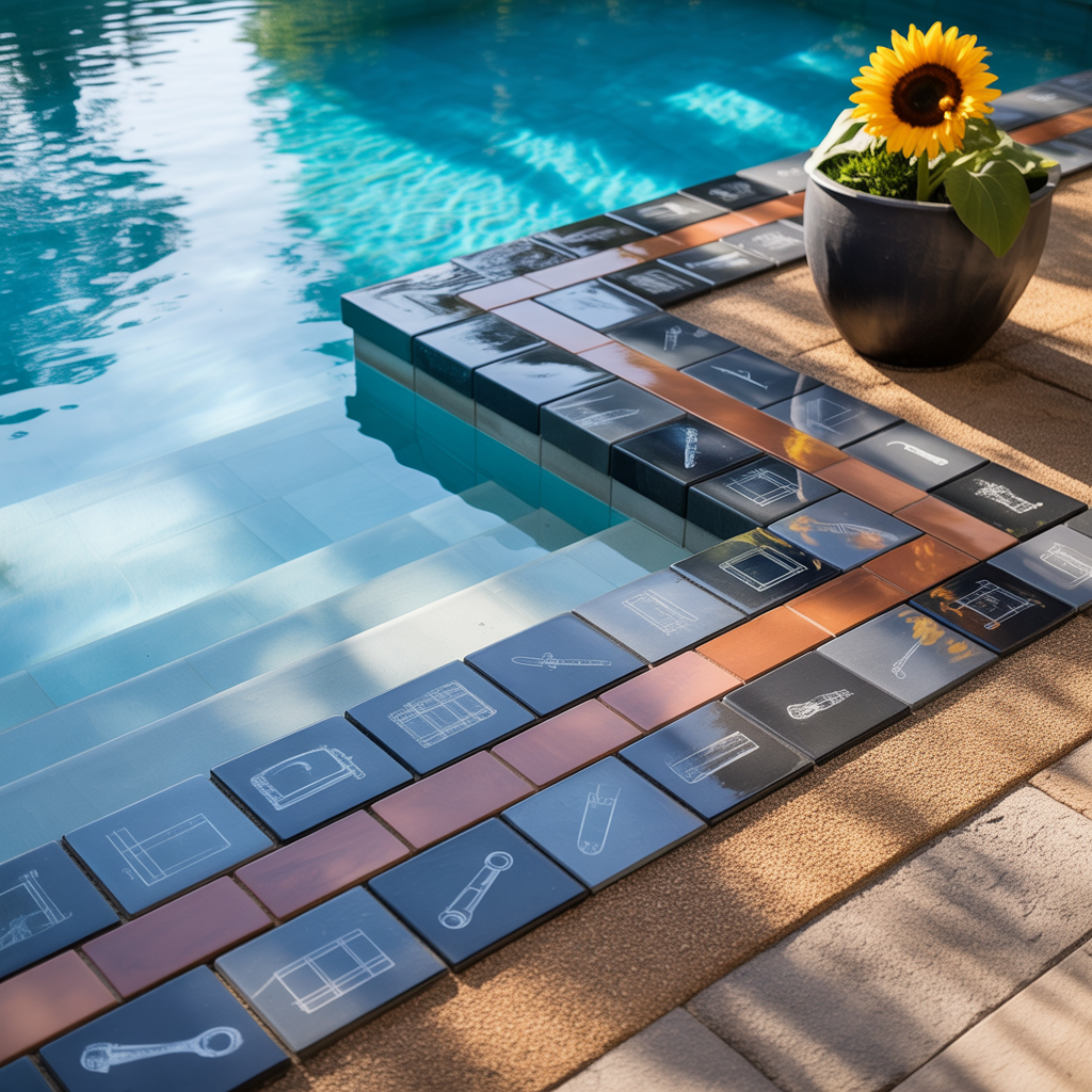 pool pavers around ideas