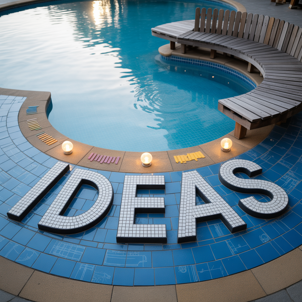 pool pavers around ideas