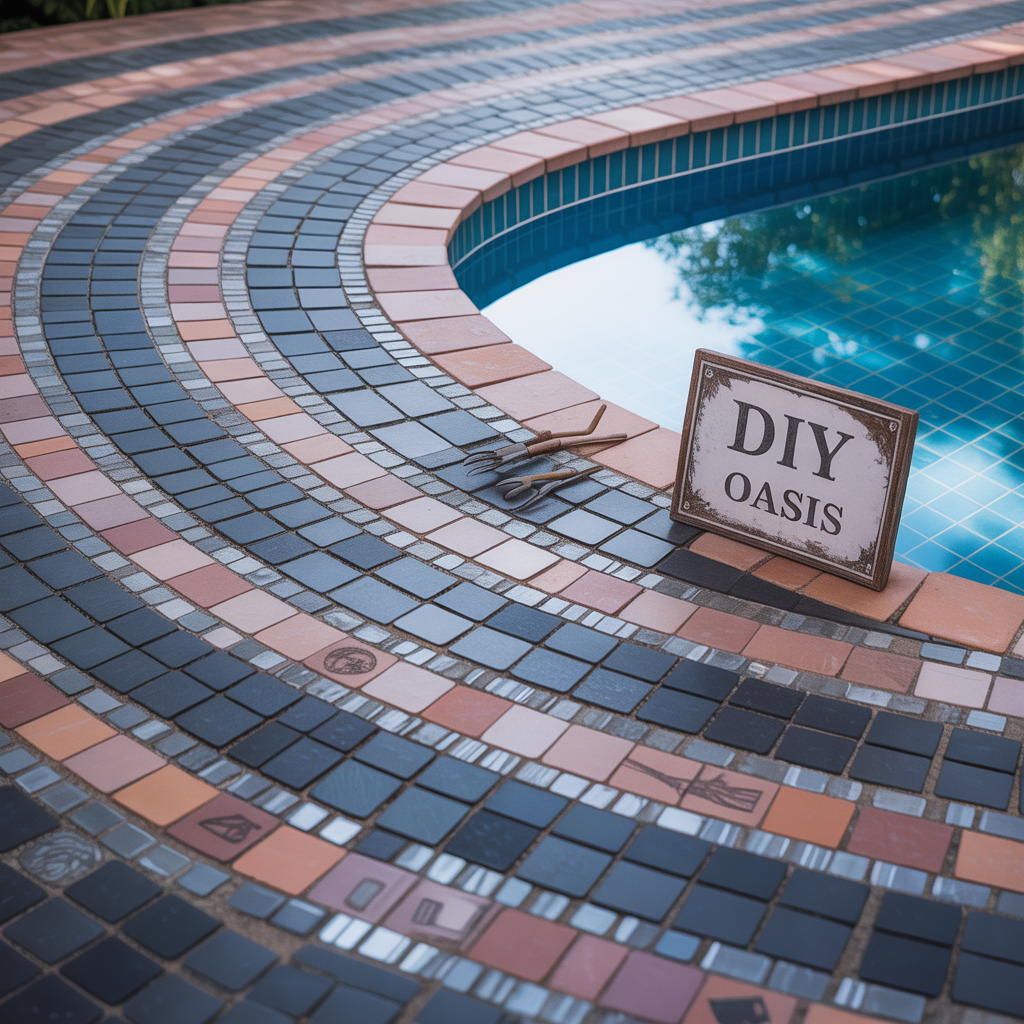 pool pavers around ideas