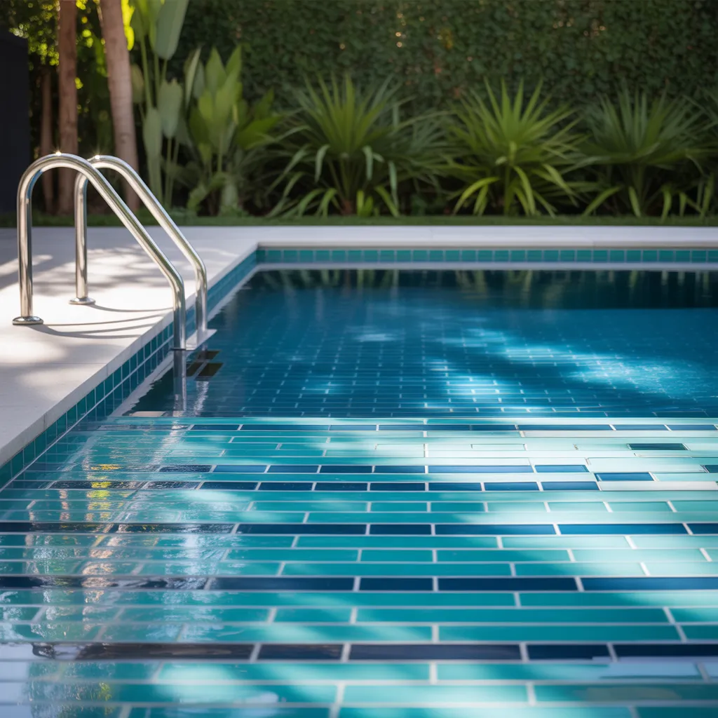 pool tile ideas modern