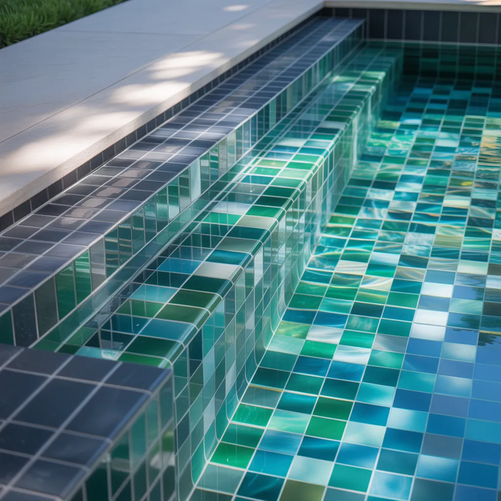 pool tile ideas modern
