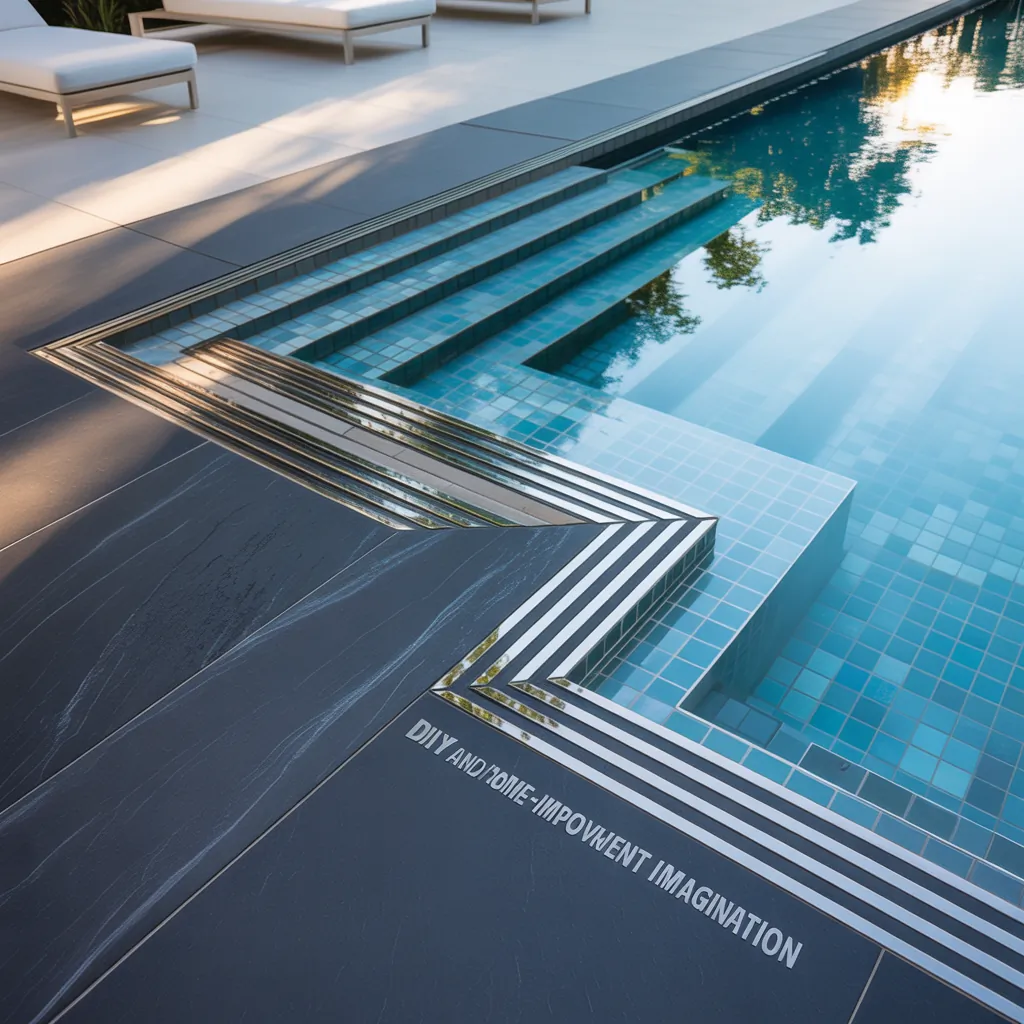 pool tile ideas modern