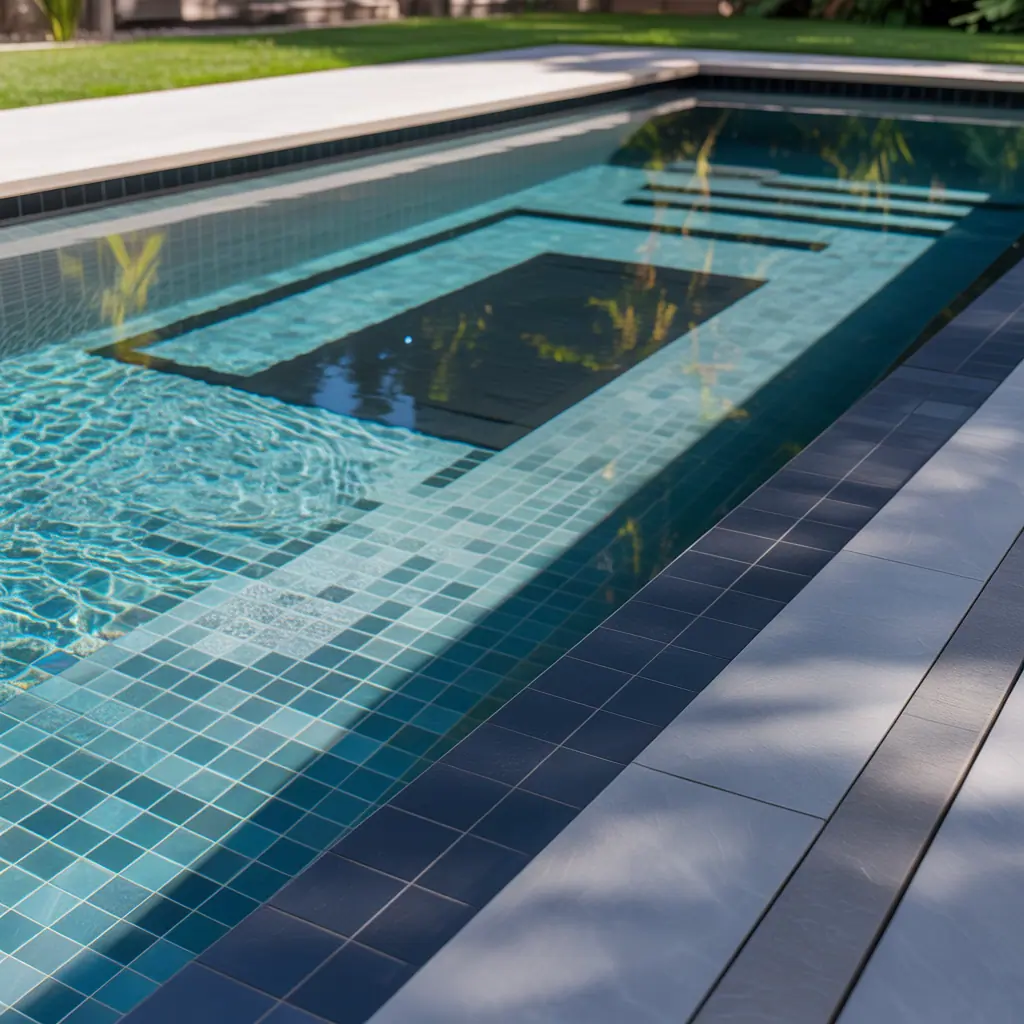 pool tile ideas modern