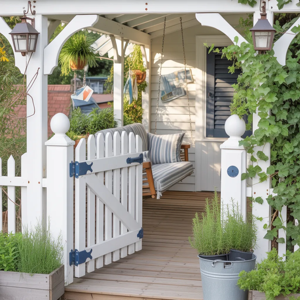 porch gate ideas