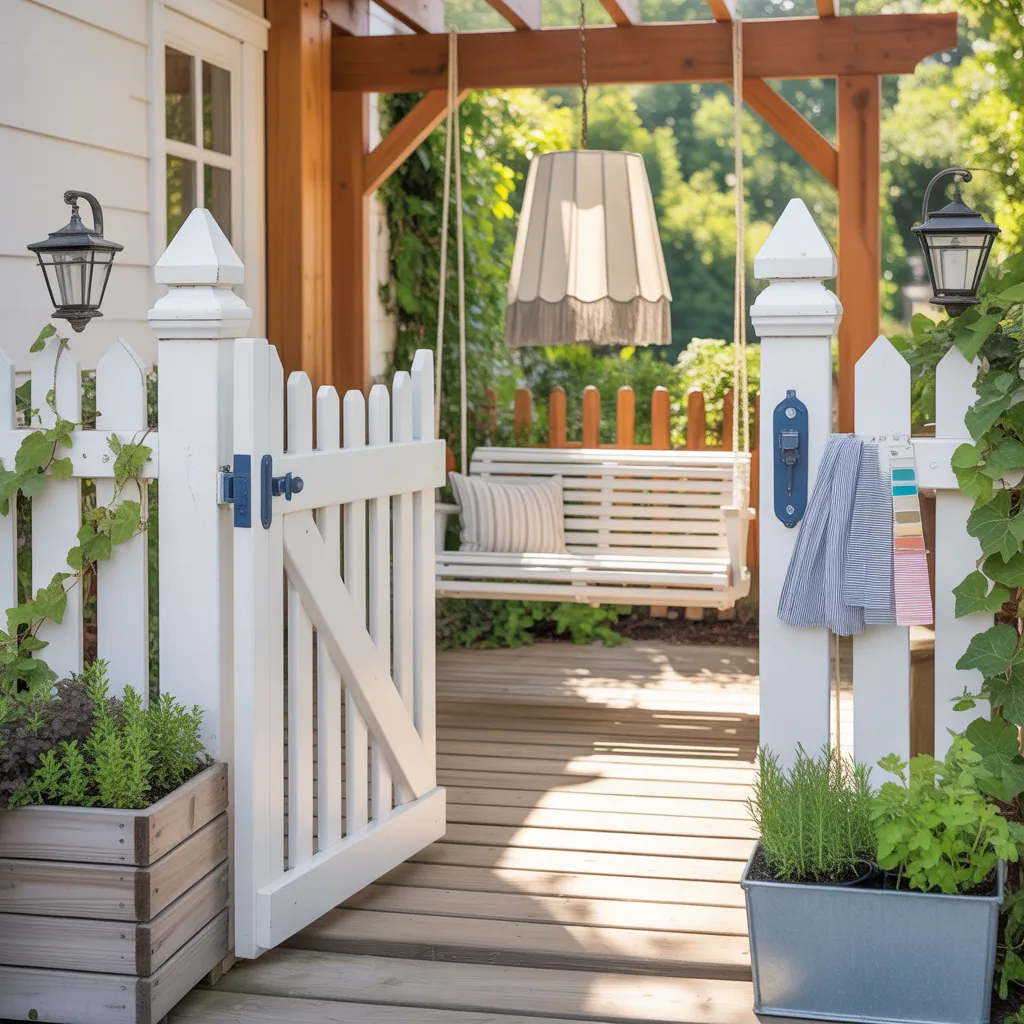 porch gate ideas