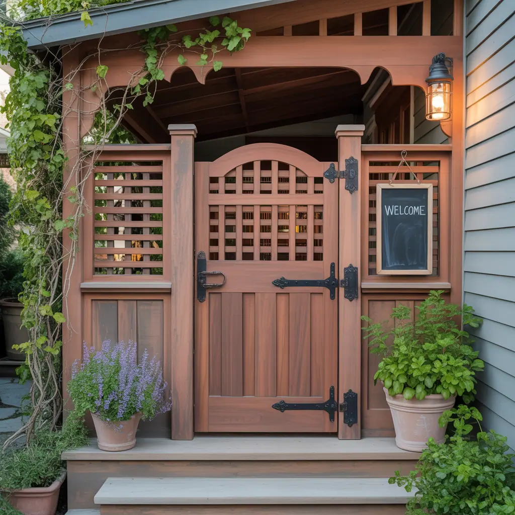 porch gate ideas