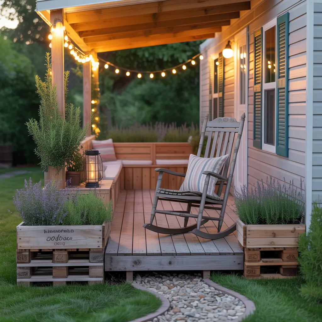 porch ideas for single wide mobile homes