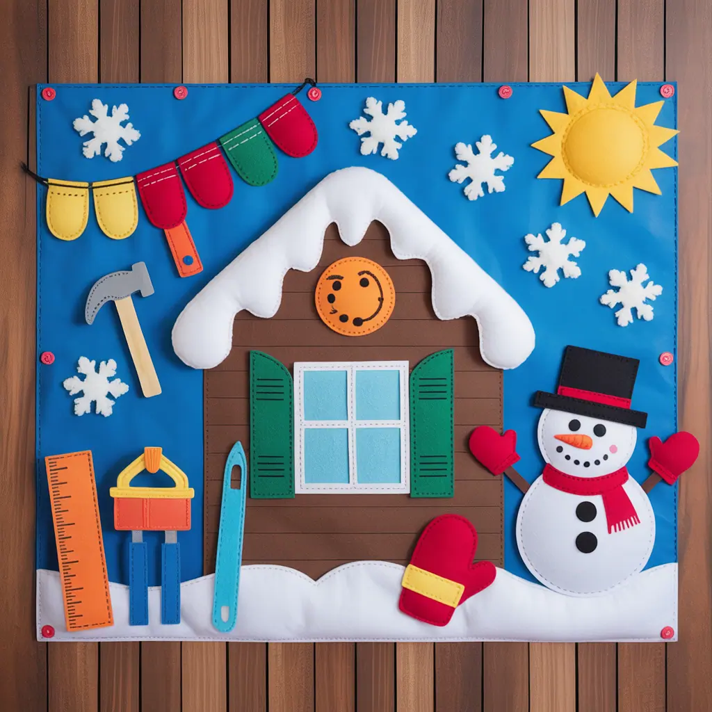 preschool winter bulletin board