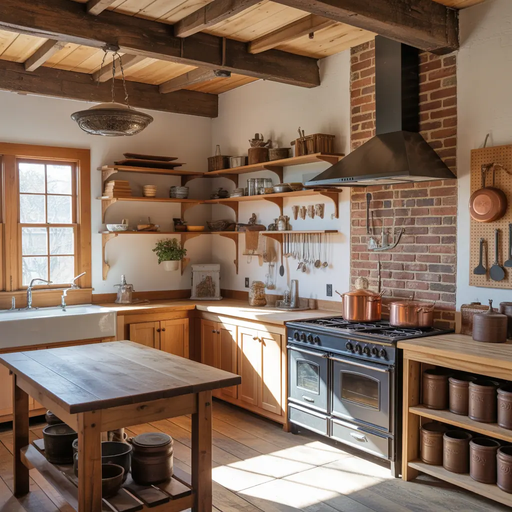 primitive rustic kitchen decor