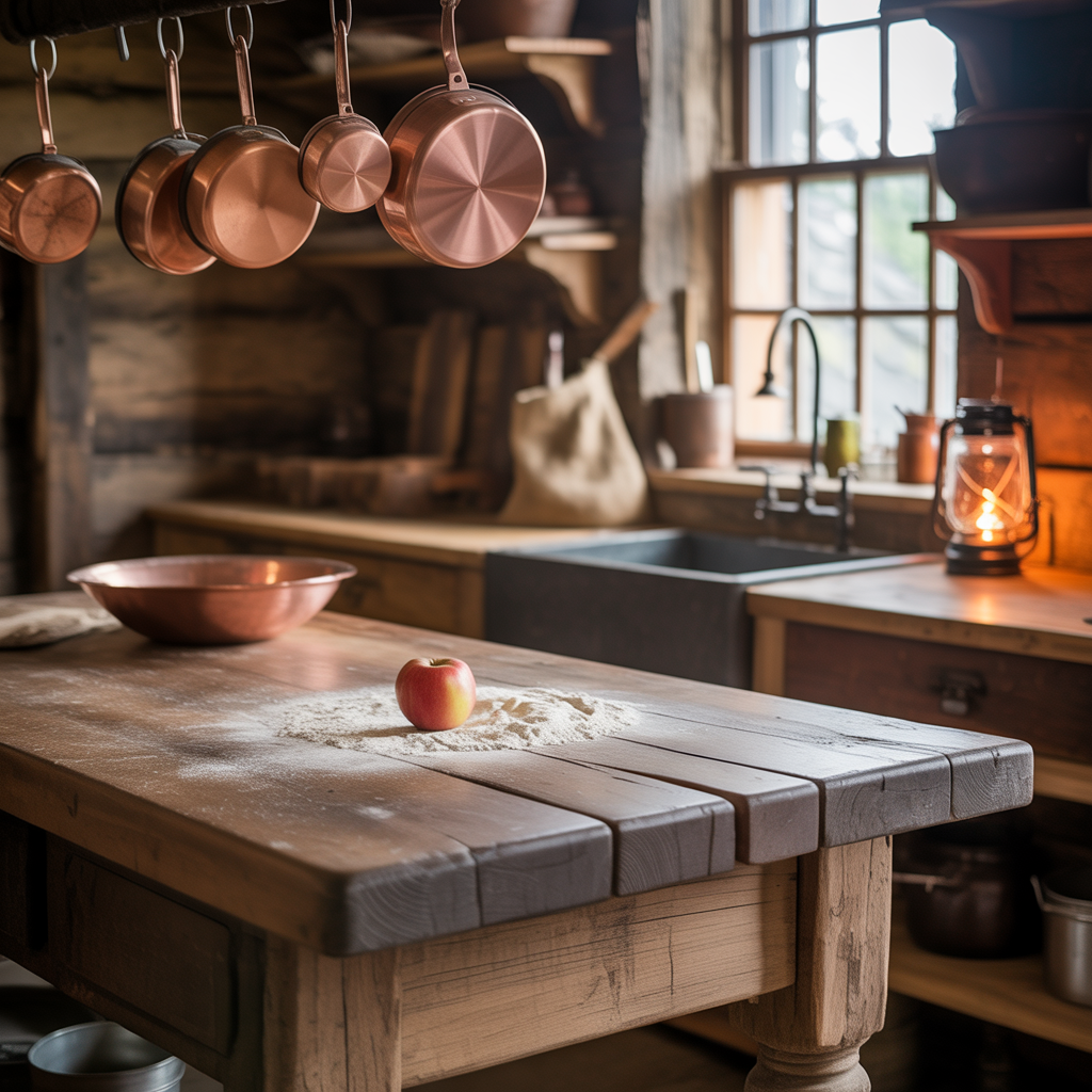 primitive rustic kitchen decor