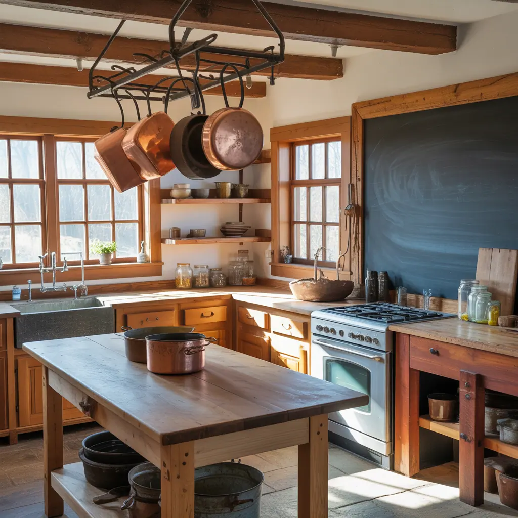 primitive rustic kitchen decor