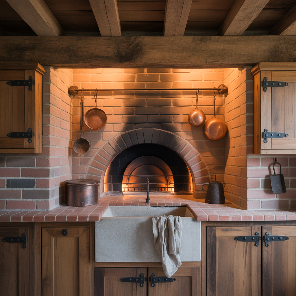 primitive rustic kitchen decor