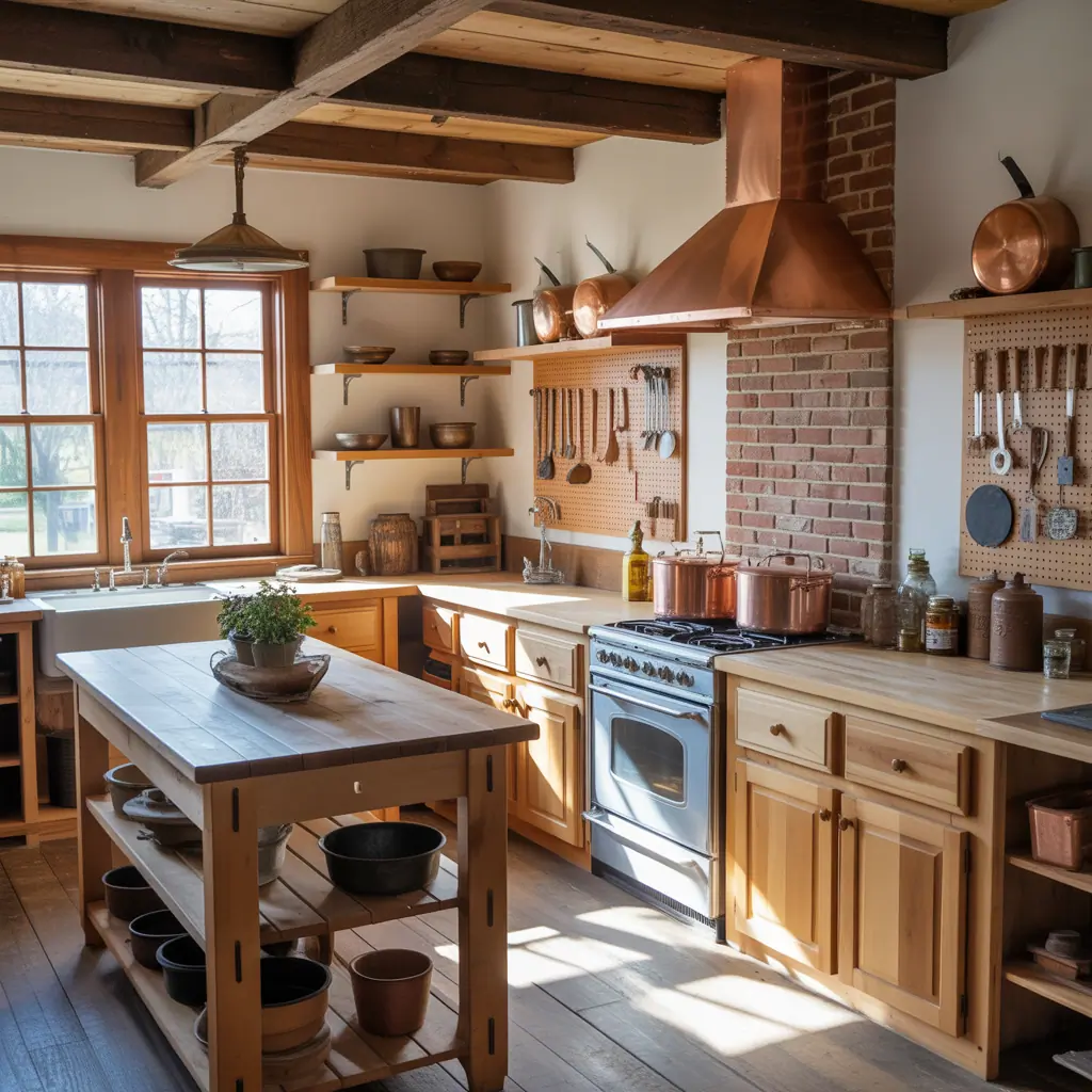 primitive rustic kitchen decor